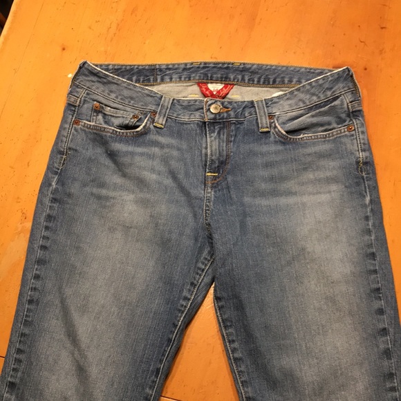 Lucky Brand Denim - Lucky Brand Lola Straight Legged Distressed Jeans